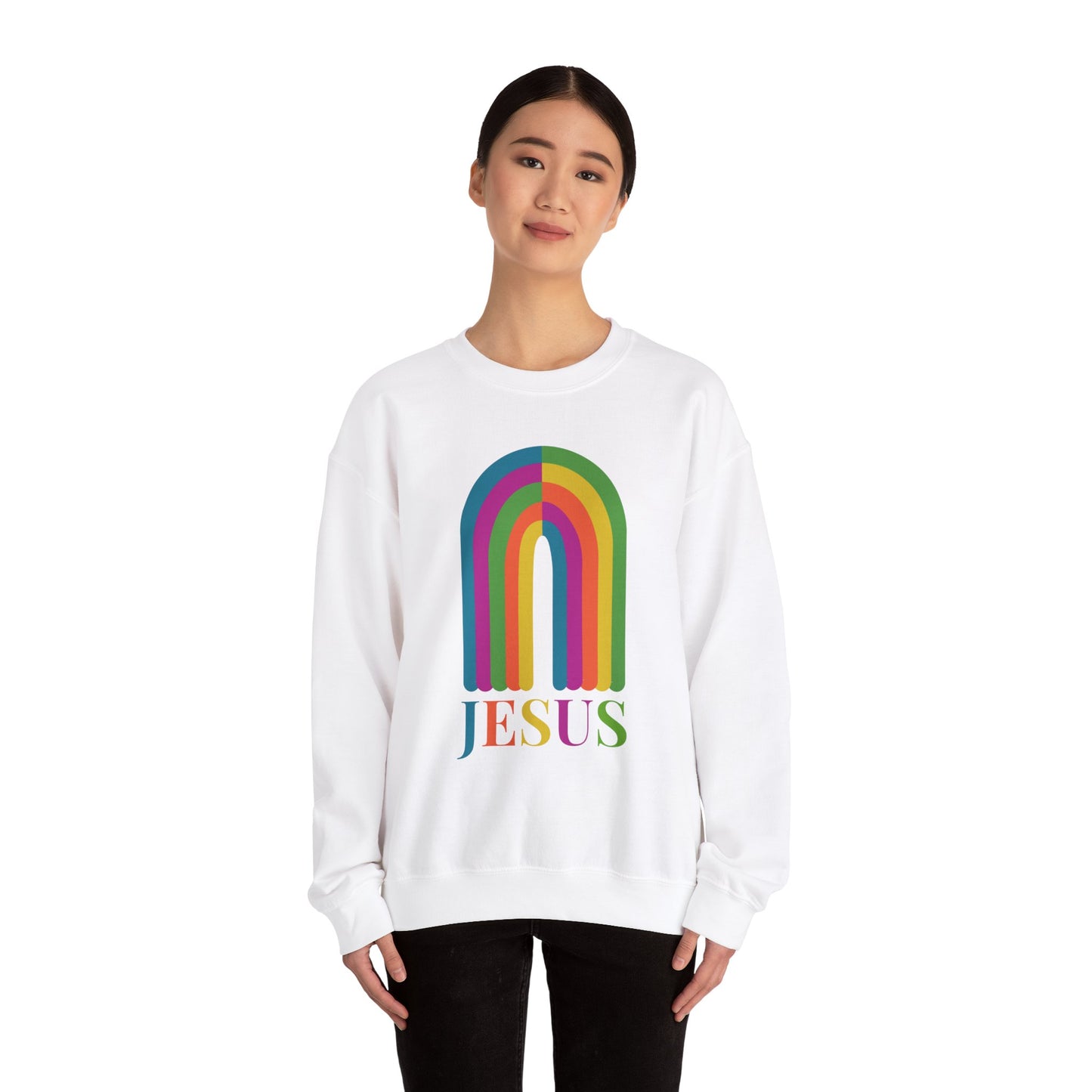 Jesus Rainbow Sweatshirt