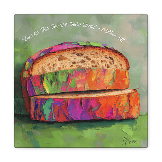 Our Daily Bread Canvas Wall Art - Signature Palette