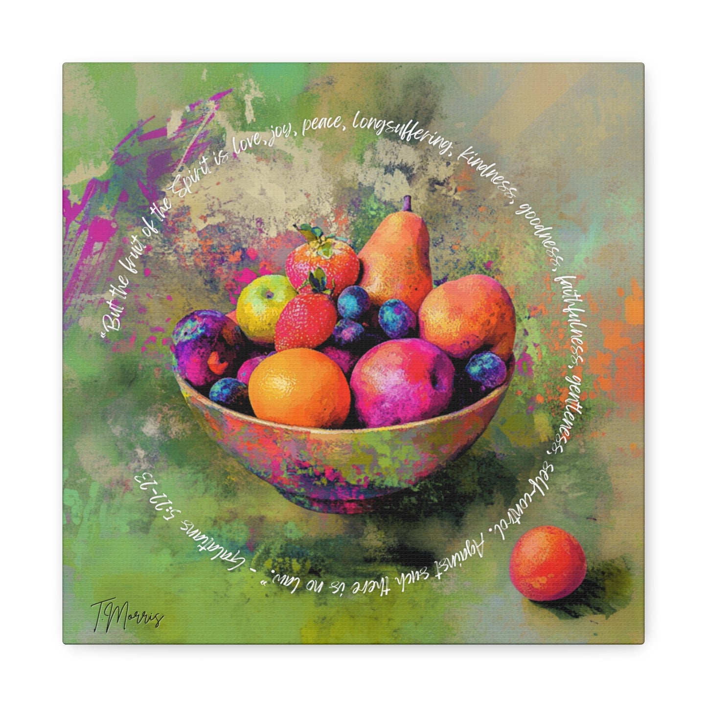 Fruit of the Spirit Canvas Wall Art - Signature Palette